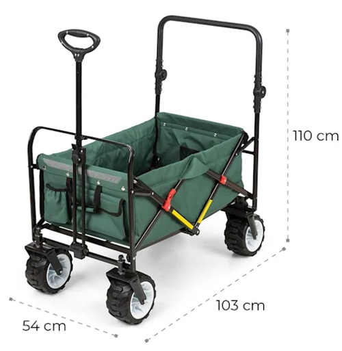Veľký prepravný vozík do záhrady a terénu