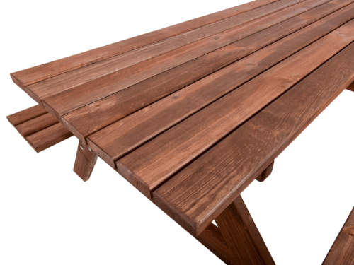 Záhradný set s lavičkami a stolom z borovicového dreva