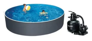 Kruhový kovový bazén Orlando Premium DL 4,60 x 1,22 m s pískovou filtrací