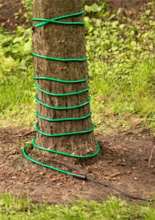 Lacný vykurovací kábel na ochranu stromov pred mrazom
