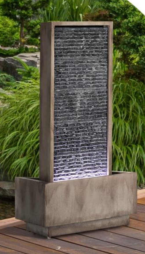Záhradná fontána z pozinkovaného plechu