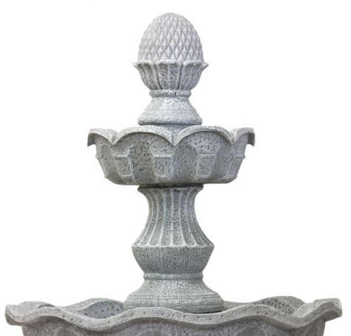 Krásna záhradná dekorácia funkčná fontána z umelého kameňa