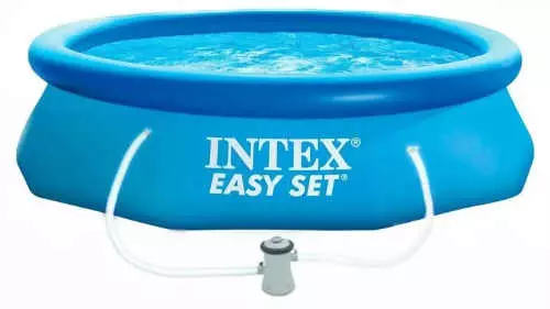 Lacný bazén Intex 3,05 x 0,76 m s nafukovacím okrajom a kartušovou filtráciou