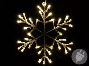 Vianočná LED dekorácia – snehová vločka