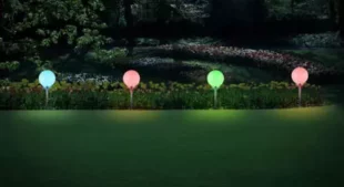 Zásuvné záhradné osvetlenie s farebným spektrom RGB