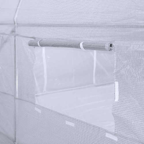 Vetracie okienko fóliového boxu so sieťkou proti komárom
