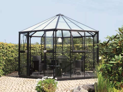 Luxusný záhradný sklenený pavilón