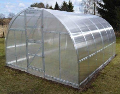 Lacný oblúkový záhradný skleník KYKLOP 3 x 4 m